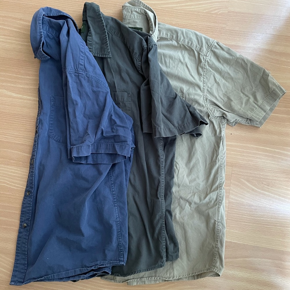 Men’s Eddie Bauer Short Sleeve Button Down Lot
